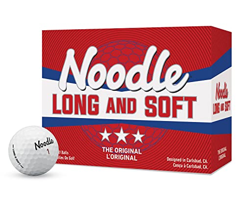 TaylorMade Noodle Golf Balls 2024, Long & Soft - 24 Pack