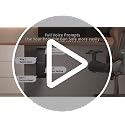 Biometric Handgun Safe with Auto Sliding Door & Keypad Access
