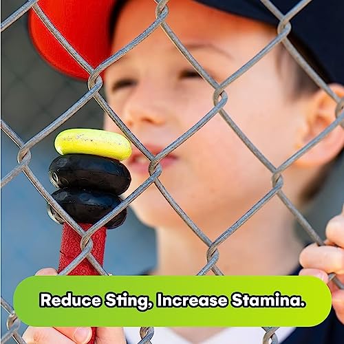 Bat Grip Choke Up Rings 2-Pack for Youth Baseball - Black