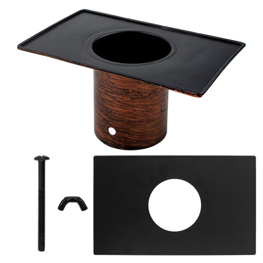 dreamysoul Rain Chain Gutter Adapter, Metal Rain Catcher Chain Adapter for Rain Chain Installation, Standard