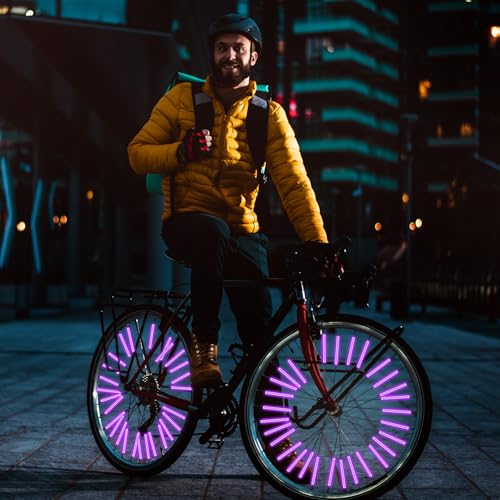 Reflective Spoke Covers - 36 Pcs 2.9 Inch Bike Wheel Reflectors - Puper