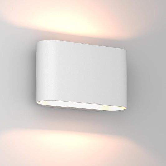 Modern Black LED Wall Sconces Set of 2 - Hardwired Up & Down Indoor Lights for Living Room, Bedroom, Hallway - Warm White 3000K (Includes G9 Bulbs)