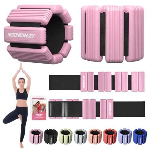 Adjustable 2 lb Ankle & Wrist Weights Set - Pink