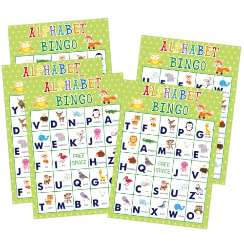Alphabet Bingo Game for Kids - Educational Learning Fun