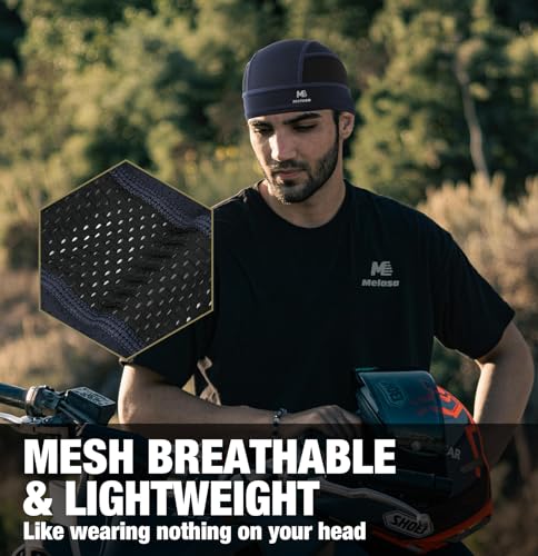 Cooling Skull Cap - Breathable Sweat-Wicking Under Helmet - White