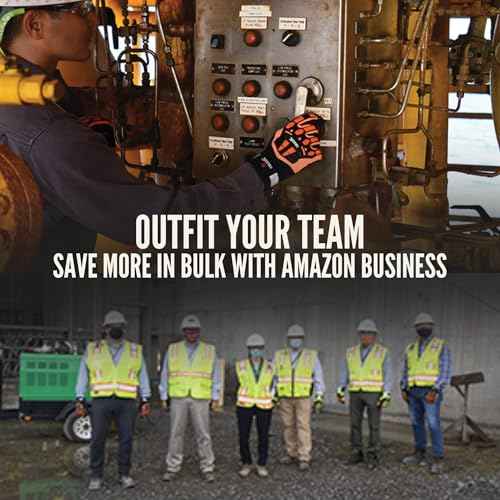 Cestus 6161, ANSI A6 Cut-Resistant Impact Gloves (1,3,10,50 Pairs) Dense Fabric Palm, Heavy Duty Safety Work Gloves, Utility