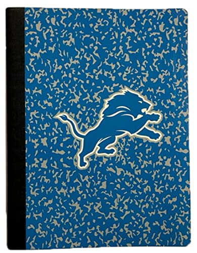 NFL Detroit Lions Notebook - 100 Pages, 7.25 x 9.75 Inches