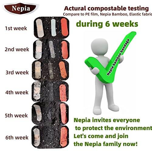 Nepia Hypoallergenic Bamboo Fabric Assorted Shapes Bandages | PFAS