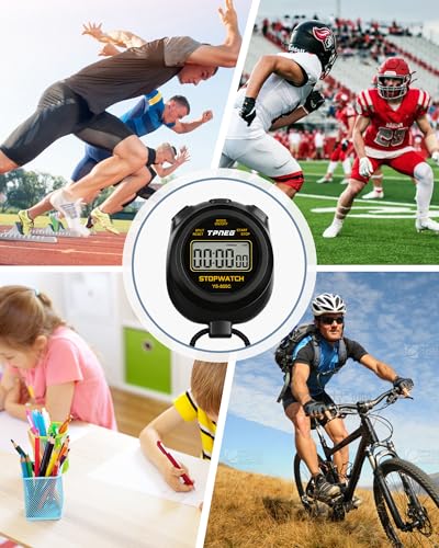 Simple Digital Stopwatch Timer with Large Display - Easy to Use for Sports & Classroom