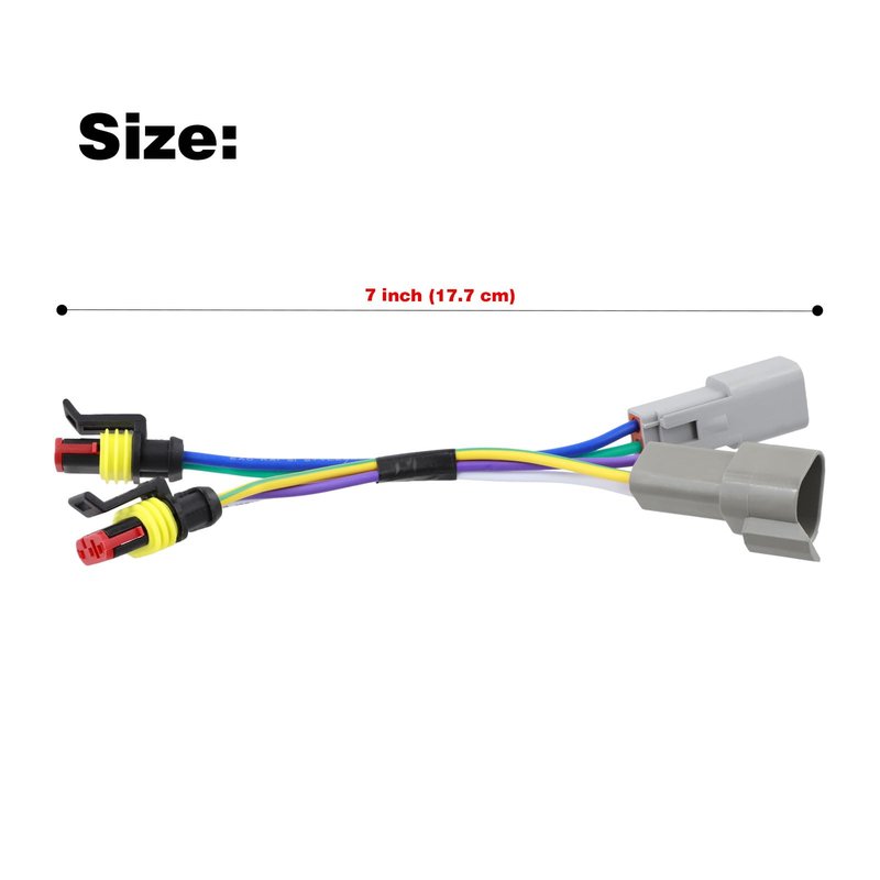 Roykaw Golf Cart MCOR 3 & 4 Adapter Harness Compatible with Club Car Precedent, Output Regulator for Motor Controller, Convert Old to New MCOR 3 or 4, OEM# 103890801