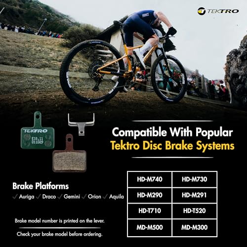 Disc Brake Pads E10.11 - Resin Compound for Tektro & Shimano - New Packaging