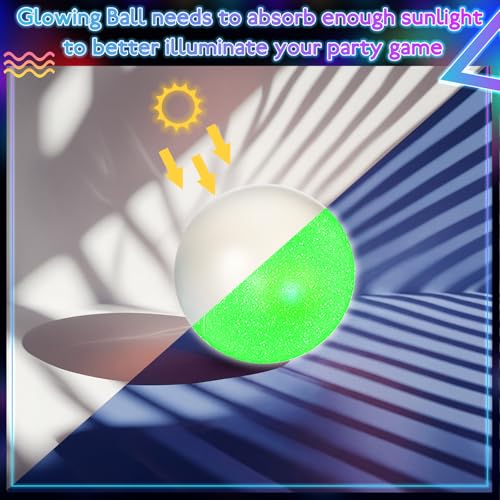 Glow in the Dark Cups and Balls Set - 32 Pcs Multicolor