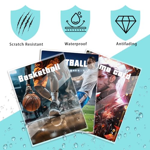 600 Count Trading Card Sleeves - Matte Clear Standard Size Protectors
