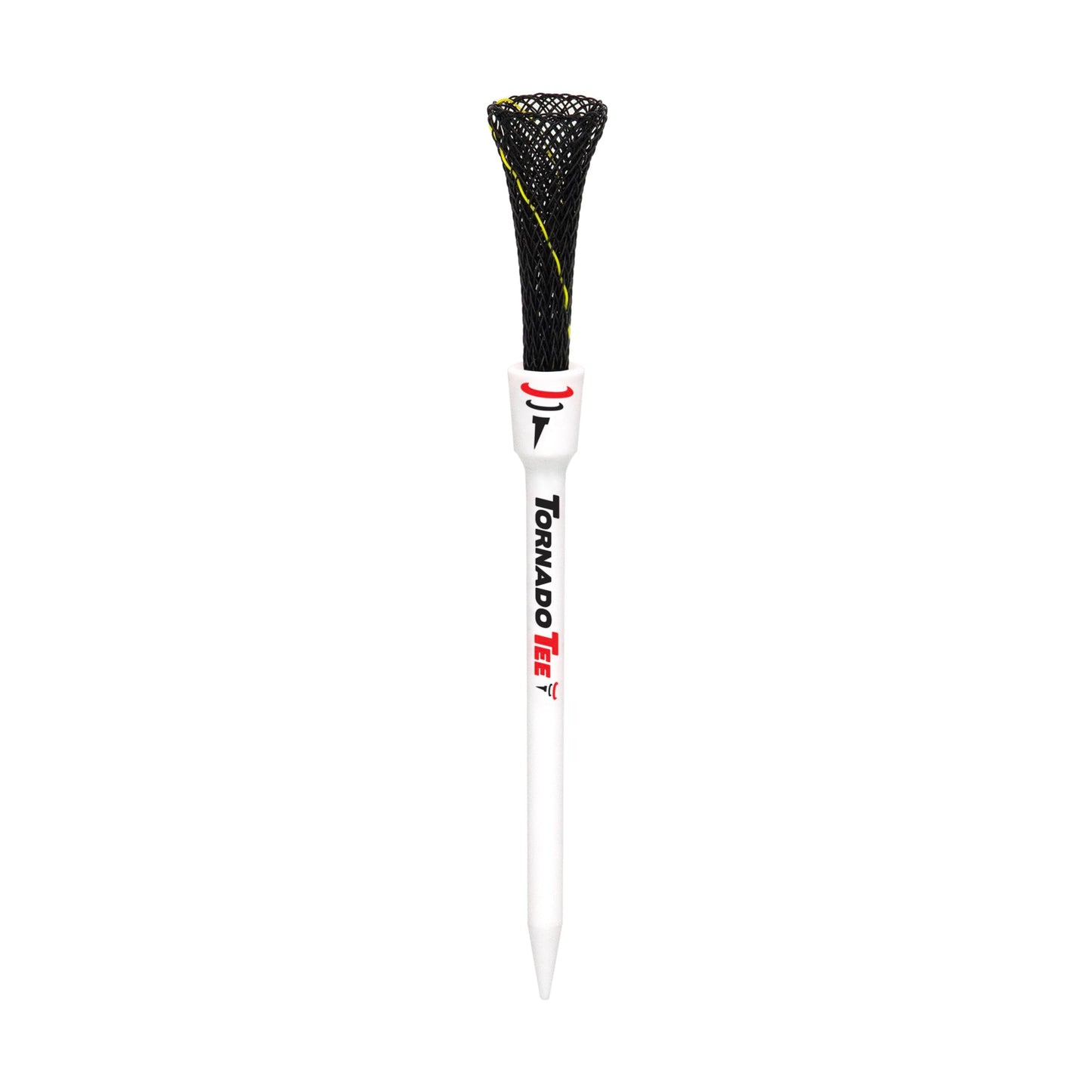 Tornado Tee 4" Long Drive High Performance Golf Tee (Black)