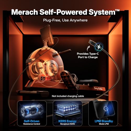 Pro-Grade Magnetic Rowing Machine - Self-Generating R7