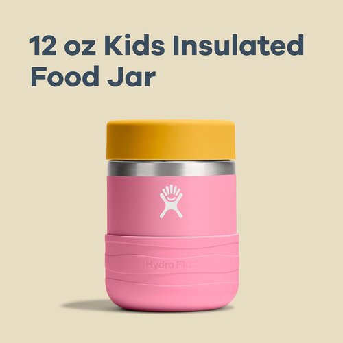 Hydro Flask Insulated Food Container - 12 Oz Snack Jar for Kids & Lunch in Anemone Purple