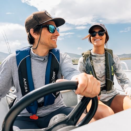 Automatic/Manual Inflatable Life Jacket - Blue, USCG Approved