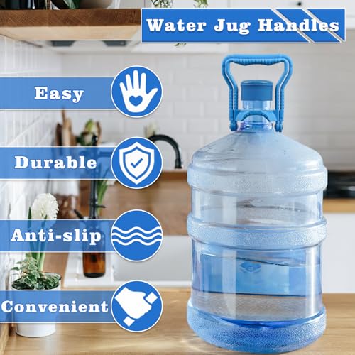Ergonomic 5-Gallon Water Bottle Handle - 2 Pack, Non-Slip Design