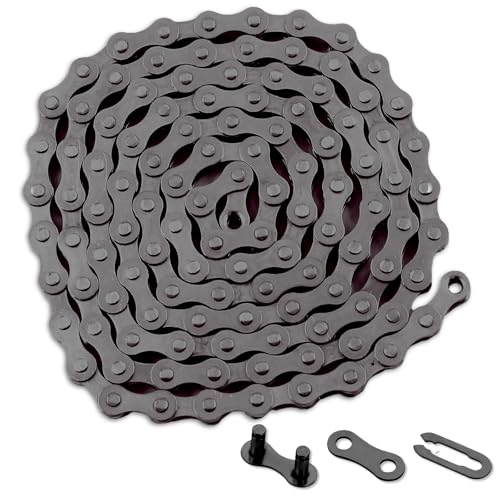 Single Speed Bike Chain 1/2" x 1/8" - 114 Links - BMX & MTB