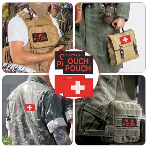 Ouch Pouch Medic Patch - Tactical First Aid Velcro Patch (4 Pcs)