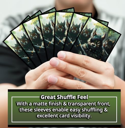 Digital Sorcery Studio Squirrel General Card Game Sleeves - 100 Pack for MTG & TCG Decks