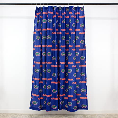 Florida Gators Shower Curtain - 100% Cotton, 70x72 Inches