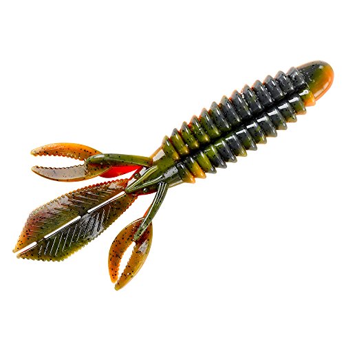 Wooly Bug Creature Bait Soft Plastic Fishing Lure - 4.25" Crawdad