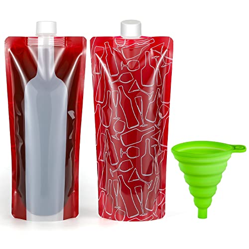 Foldable 750ml Wine Bag - Portable Reusable Leak-Proof Wine Carrier 12 Pack