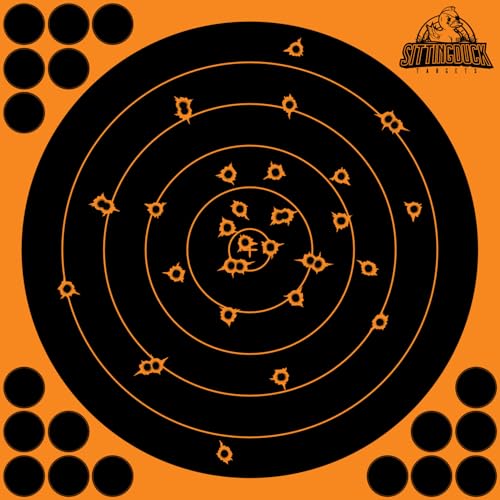 Reactive Self-Adhesive Circle Target - 12x12 Inch - 5 Pack