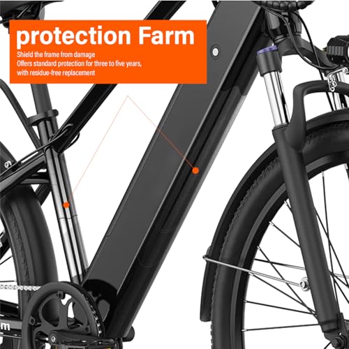 E-Bike Frame Protection Tape - 32-Piece TPU Guard Set