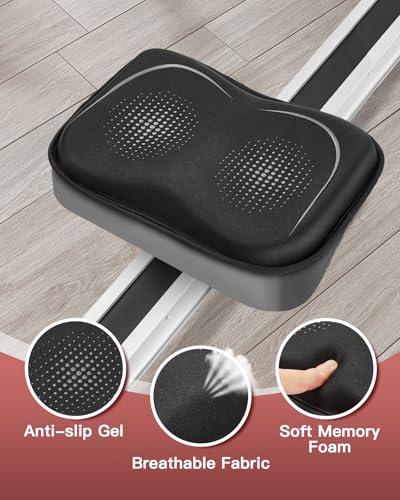 Rowing Machine Seat Cushion - Memory Foam for Comfort & Support