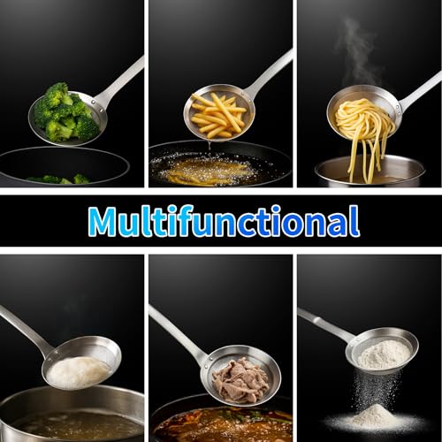 TBWHL Multi-functional Hot Pot Fat Skimmer Spoon - Stainless Steel
