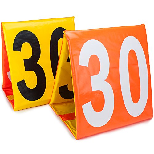 Reversible Football Yard Markers Set - 11 Jumbo Numbers