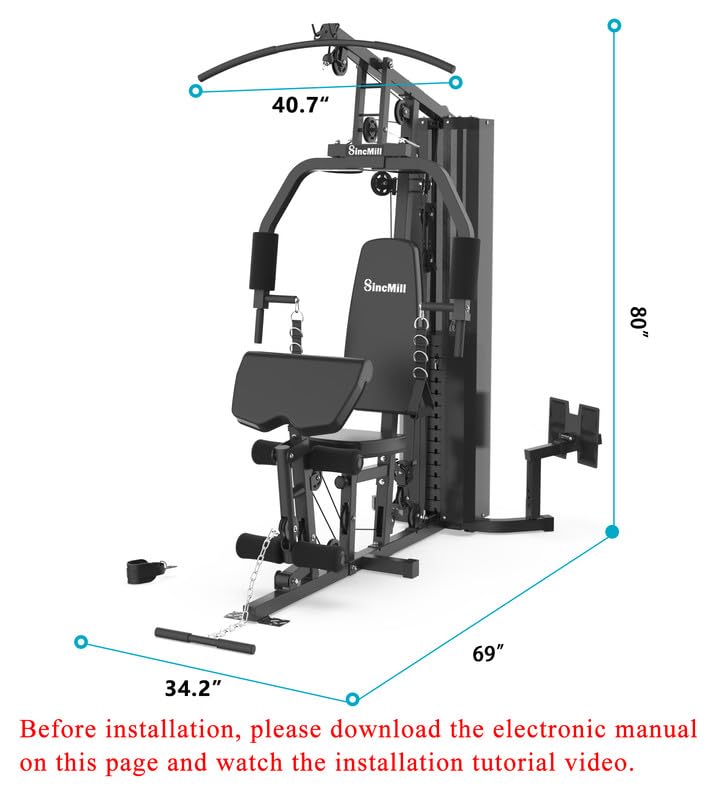 Full Body Home Gym Equipment - SCM-1148L【148LB】