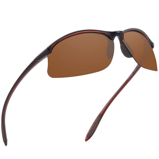 JULI Polarized Sports Sunglasses for Men Women for Running Fishing Baseball Driving MJ8002