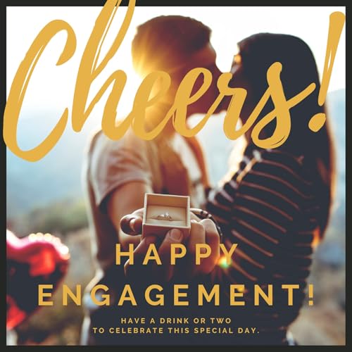 Personalized Engagement Shot Glass Set for Couples I Took a Shot I Said Yes - 1.5 oz