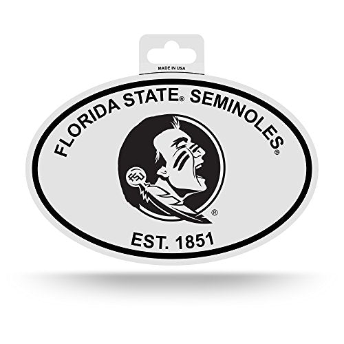 Florida State Seminoles Black and White Team Logo Sticker