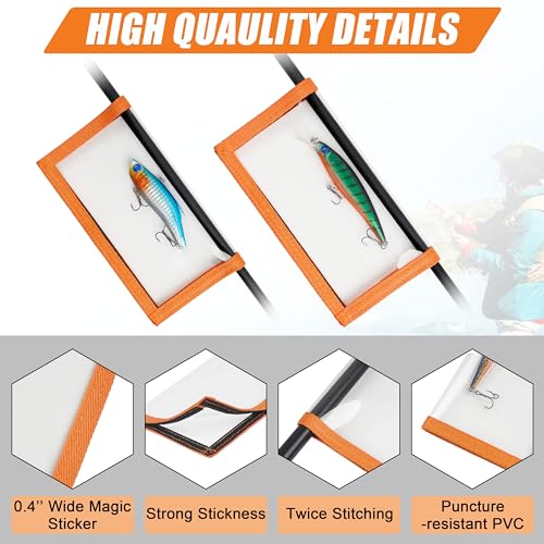 Fishing Lure Wraps - Durable PVC Hook Covers for Bait & Tackle Storage