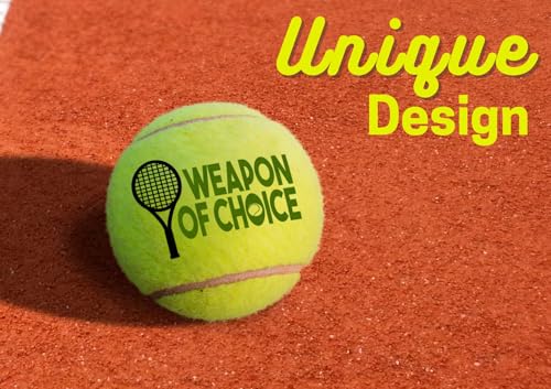 Men Personalized Tennis Balls Set of 3 with Gift Packaging - Unique Tennis Gifts