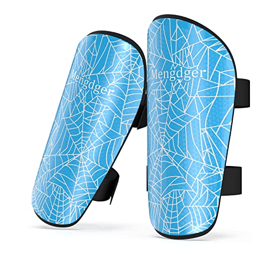 Shin Guards Soccer Youth Kids Blue Small EVA Shield 4-12 Years