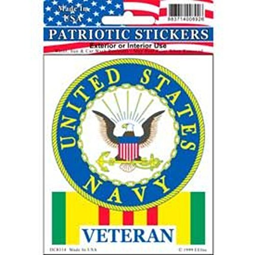 U.S. Navy Vietnam Veteran Sticker - 3.25" x 3.5"
