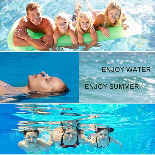 12-Pack Silicone Swimming Nose Clips for Kids & Adults