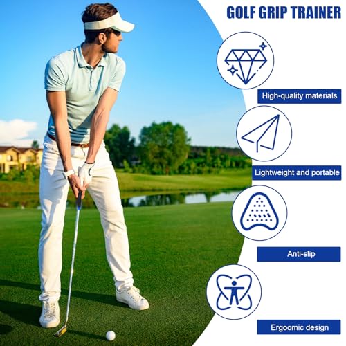 Golf Grip Trainer - Right Handed Swing Aid for Proper Posture
