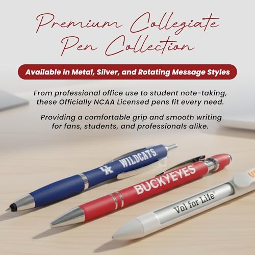 Florida Gators Soft Touch Coated Metal Pen Set - 4 Pack