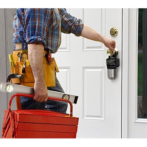 WordLock Key lock box ? large capacity Secure Realtor Storage Lockbox with 4 Letter Word combination - Indoor / Outdoor Use for surfers, beach and sports