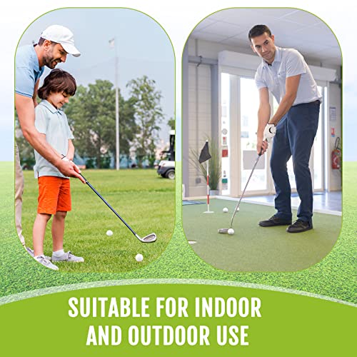 Junkin White Foam Golf Balls 24 Pack - Practice & Safe Indoor/Outdoor Swing