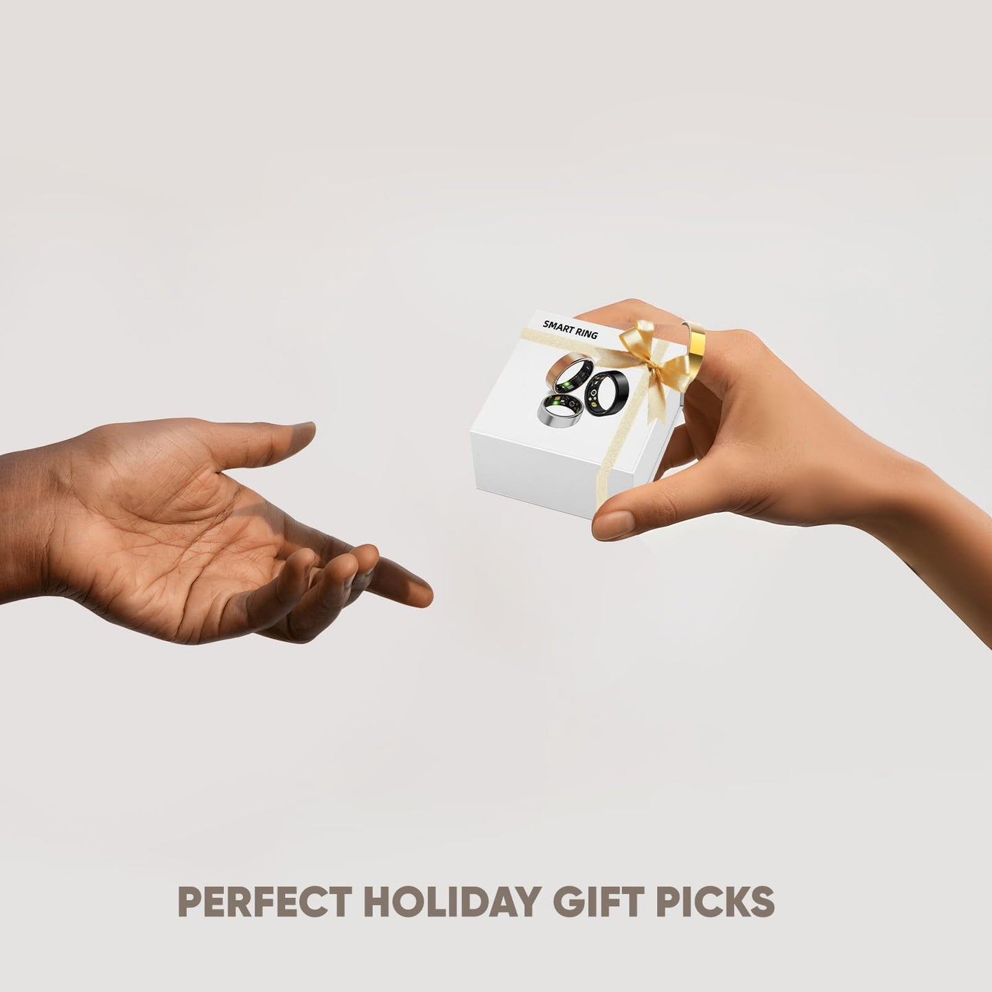 Othelia Smart Ring for Women Men with Sleep Monitoring, Step Counting, Heart Rate, Blood Oxygen, IP68 Waterproof for iPhone and Android, No Subscription Fee (Gold, 10)