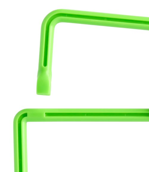 American Challenge Adjustable Multi-Height Hurdles for Soccer or Training (Set of 3, Neon Green)