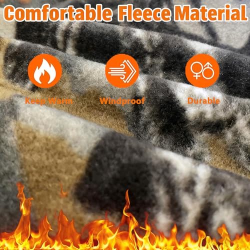 Camo Hunting Face Mask - Windproof Balaclava for Cold Weather