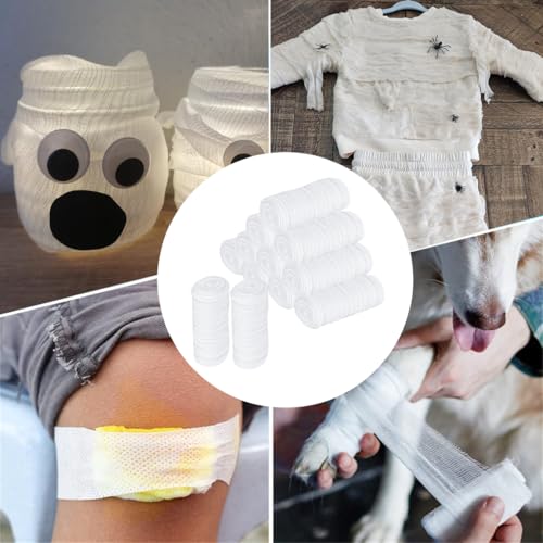 Conforming Stretch Gauze Bandages - 4" x 2.1 Yards, 12 Rolls